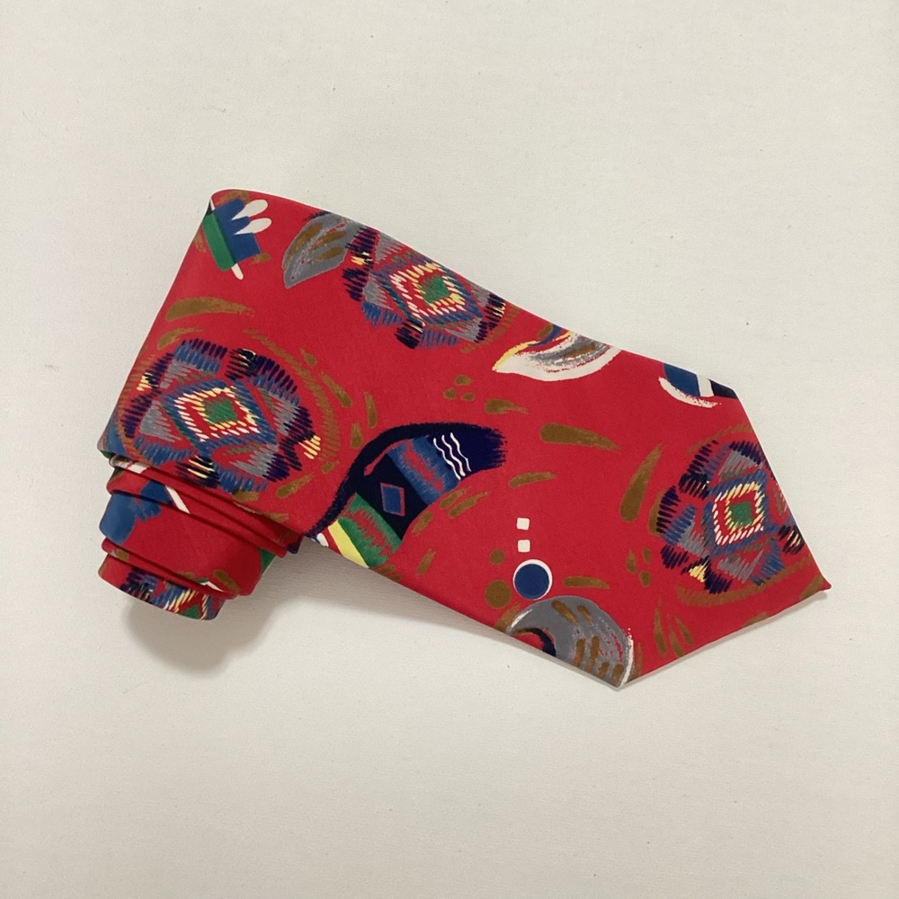 Vintage Bugle Boy Abstract Tie